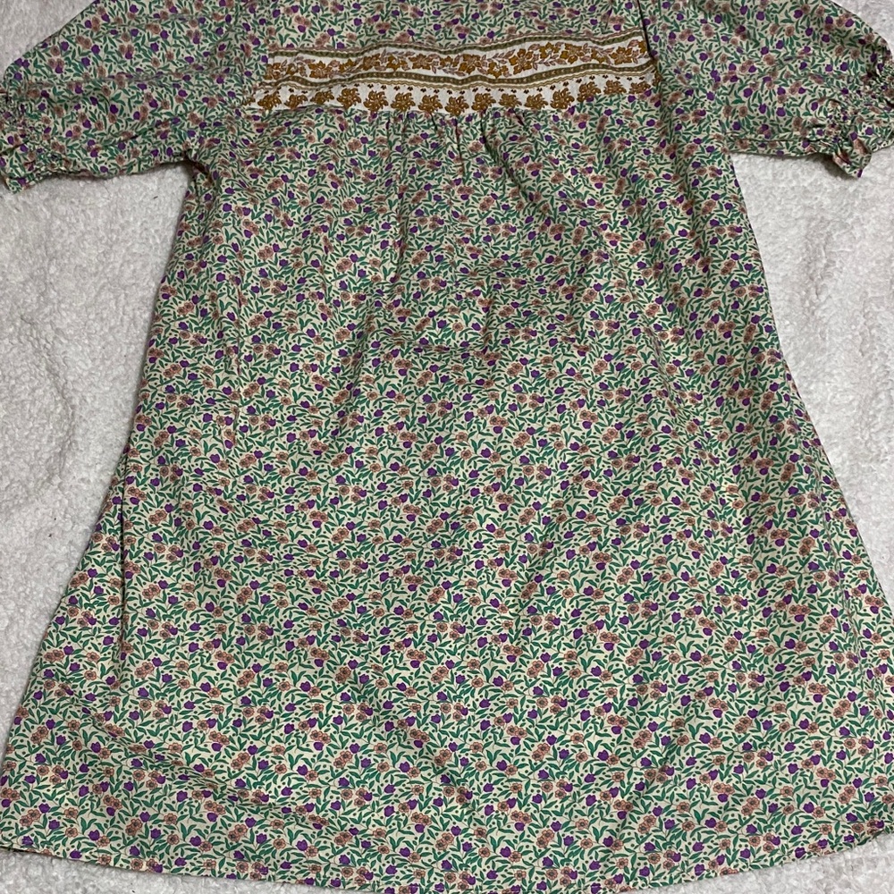 THML Floral women’s size medium  Dress adorable lined with slip NWOT - Picture 15 of 16